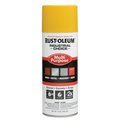 Rust-Oleum Premium Spray Paint, Gen Purpose Spray Paint, Yellow, 12 oz, Solvent, Gloss 1644830